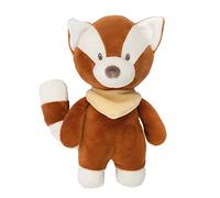 Nattou Cuddly Toy Rattle Red Panda Boris, Approx. 20 cm, PETA-Tested and Vegan, Boris & Jungo, Orange