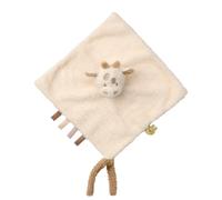 Nattou Teddy - Giraffe DouDou Comforter, Soft Cuddly, Baby and Infant Plush, Soother Attachment, Beige