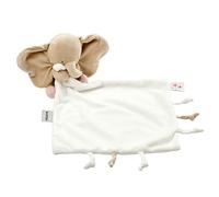 Nattou FanFan Cuddly Blanket Elephant with Gripping Options, 27 x 27 cm, Polyester, Ecru