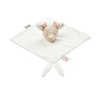 Nattou FanFan Velour Comforter Blanket Stag Cow 28 x 28 cm Polyester Ecru