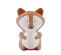 Nattou LED Night Light Fox Silicone 2 Brightness Levels 9.2cm Vegan Silicone Brown