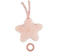 Nattou Music Box, Star, Wiegellied "La-Le-Lu", with Ring, 100% Polyester, FanFan, Pink