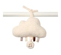 Nattou Musical Cuddly, Built-In Music Box, No Batteries Needed, Relaxing La-Le-Lu Melody, Huggable Sleep Soother, Activity Hanging Toy for Cot/Pram/Car Seat, Hand Washable, 15 cm, Ecru Cloud