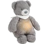 Nattou Sleepy Bear Cuddly Nightlight - Grey