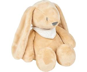 Nattou - Night Light Cuddly Bunny, Light Up Baby Comforter, Night Light for Children, White Noise Machine, Baby and Toddler Sleep Aid, PETA Approved and Vegan, Light Brown