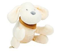 Nattou Plush Soft Toy, Stuffed Animal, Cuddly Companion, Grasping Design Develops Motor Skills, Machine Washable, Extra Soft Cotton/Polyester, PETA-Approved Vegan, Charlie Dog, Vanilla, 30 cm