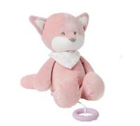 Nattou Polyester Music Box Fox Alice Wiegelied La-Le-Lu with Teether Approx. 30 cm Alice and Pomme Pink