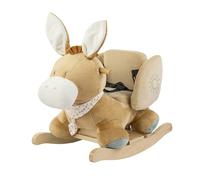 Nattou Rocking Toy Donkey Leo, 59 cm, Dark Warm Beige