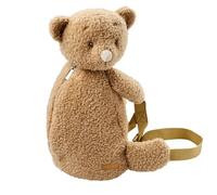 Nattou Teddy Bear Backpack - Soft Cuddly Plush Bag for Toddlers Lightweight & Comfortable Ideal for Nursery, Travel & Preschool, Cuddly Bear