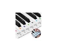 Natuce Piano Key Stickers for 37/49/54/61/88 keys, Music Piano Keyboar