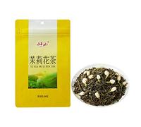 Natudeco 200g Jasmine Tea Strong Flavor Chinese Jasmine Green Leaf Tea Chinese Famous Herbal Tea for Morning Tea Afternoon Tea Party Tea Drinks