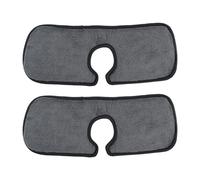Natudeco 2pcs Faucet Absorbent Pads Bathroom Kitchen Sink Faucet Mat Amenities Drain Pad for RV Restaurant Farmhouse