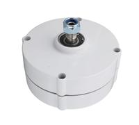 Natudeco 48V Double Shaft Generator 3 Phase AC Alternator Permanent Magnet Synchronous Electric Motor for Wind Power Turbine (100W)