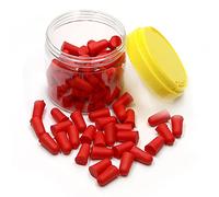 Natudeco 50 Pairs Soft Foam Ear Plug 27dB Noise Reduction Earplugs Protector for Sleeping Learning Snoring Travel Work (Red)