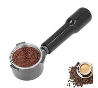 Natudeco 51mm Coffee Portafilter Bottomless Portafilter 12-18g Handle Removable 3 Ears Coffee Filter Basket Coffee Machine Accessories Resuable Bottomless Filter for ECP 685 680
