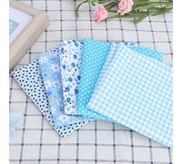 Natudeco 5pcs Printed Cotton Squares Cloth DIY Craft Fabric 50 * 50cm Floral Patterns Handmade Quilting Sewing Cloth Kit Sewing Material for DIY Enthusiasts and Crafting Projects