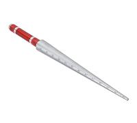 Natudeco Aperture Gauge Hole Tapered Ruler Stainless Steel Conical Inner Diameter Inspection Measurement Tool 3-15mm Measuring Tool