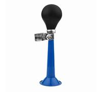 Natudeco Bicycle Hooter Kids Bike Horn Retro Clown Horn Vintage Metal Twist Loudspeaker Siren Trumpet for Mountain & Road Bikes, Golf Cart, Walker (Blue)
