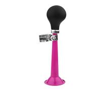 Natudeco Bicycle Hooter Kids Bike Horn Retro Clown Horn Vintage Metal Twist Loudspeaker Siren Trumpet for Mountain & Road Bikes, Golf Cart, Walker (Roseate)