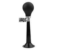 Natudeco Bicycle Hooter Kids Bike Horn Retro Clown Horn Vintage Metal Twist Loudspeaker Siren Trumpet for Mountain & Road Bikes, Golf Cart, Walker (Black)