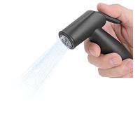 Natudeco Bidet Sprayer Head Bidet Nozzle ABS Household Handheld Bathroom Toilet Sprayer Head Matte Black Handheld Bidet Sprayer Bathroom Accessory for Kitchen and Toilet Cleaning