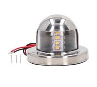 Natudeco Boat Anchor Light 135° White LED Navigation Stern Light Vessel Boating Safety Lights IP66 Proof 2nm Visibility 12V DC for Marine Yachts Pontoon