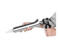 Natudeco Ceramic Tile Caulking Gun Sprayer Caulking Tool Cement Grout Mortar Caulk Pointing Grouting Gun Thicken Stainless Steel Caulking Tool for Home