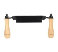 Natudeco Draw Shave Tool Bark Shaver Tree Bark Peeler Woodworking Hand Tool Ergonomic Wooden Handles for Woodworkers Carpenters (Straight Type)