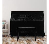 Natudeco Full Upright Piano Dust Cover Universal Keyboard Sunscreen Waterproof Cloth Protector Home Accessories with Storage Bag