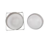 Natudeco Honey Strainer Double Sieve Mesh Fliter Stainless Steel Beekeeping Equipment Tools Bee Sieve Honey Extractor Strainer