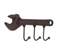 Natudeco Industrial Style Wall Hook Rustic Cast Iron Hanging Hooks Decorative Hooks Wall Decorations Strong Load Bearing Steampunk Hooks for Entryway and Bar(Spanners)