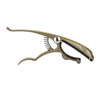 Natudeco K72 Guitar Capo Quick Change Capotastos Coloured Frog Shaped Capo for Guitar Ukulele Mandolin Zinc Alloy Bronze