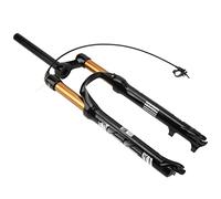 Natudeco Mountain Bicycle Front Fork 26in Bike Suspension Air Fork Cycling Suspension Fork Cycling Front Forks Cycling Shock Absorber Fork Front Suspension Fork