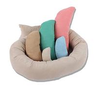 Natudeco Newborn Photography Posing Pillow Baby Photography Basket Pictures Newborn Infant Photography Posing Pillow Lovely Baby Pillow Set Photography Props