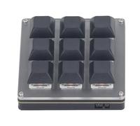 Natudeco One Handed Gaming Keyboard Mechanical 2.4G USB Keypad with Automatic Sleep Mode for Gamers, Office Use, Music Production