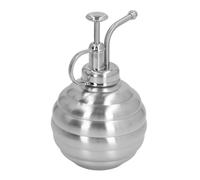 Natudeco Plant Mister Spray Bottle 400ml Stainless Steel Plant Spritzer Bottle Watering Can with Top Pump for Indoor Plants Succulents Garden (Silver)
