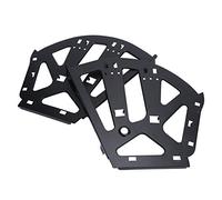 Natudeco Shoes Cabinet Hinge,Drawer Hinger Cold Rolled Steel 3-Layers Shoe Flip Rack Frame Furniture Turning Rack Home Hardware Accessory Black