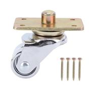 Natudeco Upright Piano Wheel 360 Degree Iron Rotation Caster with Top Plate Installation Hardware for Piano Frame Home Furniture Bookshelf Sofa