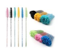 Natuhana 300 Pcs Disposable Mascara Wands Eyelash Brushes, Eyebrow Applicator Spoolies Brush Makeup Tools for Lash Extensions