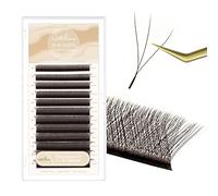 Natuhana Eyelash Extensions W Shaped Clover Easy Fan Premade Volume Lash Extensions 3D 4D 5D 6D 7D 8D 0.07mm C/D/L/LU Curl 8-15mm Mixed Automatic Blooming Lashes