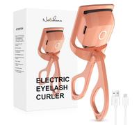 Natuhana Heated Eyelash Curler with USB,Fast Heat up & 24H Long-Lasting,Rechargeable Electric Lash Curlers,Temperature Control,Safe Anti-Burn Natural Curling Eye Lashes