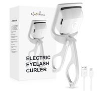 Natuhana Heated Eyelash Curler with USB,Fast Heat up & 24H Long-Lasting,Rechargeable Electric Lash Curlers,Temperature Control,Safe Anti-Burn Quick Natural Curling Eye Lashes