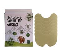 Natuluxe 10pcs Knee Pain Relief Patches, Plaster for Knee Support & Muscle Pain, Maximum Strength for a Temporary Relief,Wormwood Herbal Knee Patches for Arthritis,Pain Patches for Knee,Neck,Shoulder