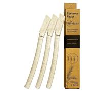 Natuluxe Dermaplaning Blades for Face 3Pcs Face Razors For Women And Men, WheatStraw Eyebrow Razor, Peach Fuzz Remover, Facial Razors for Women, Biodegradable Dermaplaning Tool