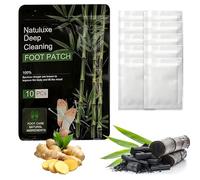 Natuluxe Detox Foot Patches Foot Detox Pads to Remove Toxins, Natural Deep Cleansing Detox Foot Patches for Relieve Body Stress,Enhance Blood Circulation,Sleep Aid & Weight Loss (10 Pcs)