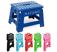 Natumo® Premium Folding Step Stool 150 kg - Foldable Kitchen and Bath Stool Folding Chair Small Children's Footstool Step Away Sink for Children Adults royal blue