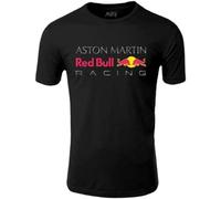 NATUOFU New Season Men's Short Sleeve O Neck Redbull Racing Printed T-Shirt - Short Sleeve - O Neck - Printed - Tshirt Black M