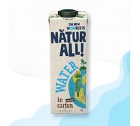 NATUR-ALL | Cartons of Still Water 1L - Essential Minerals, Sustainable Plant-Based Cardboards, Eco-Friendly Packaging, Recyclable (Pack of 8)