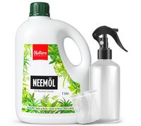 Natura Germania® Neem Oil 1000ml With Soap Nut Extract In tomizer - Makes 100 Liters Spray Ready Solution - Neem Spray For Natural Protection And Care Of Plants