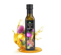 Natura Harmony Thistle Oil | Cold-Pressed & Unrefined | Extra Virgin Edible Oil for Cooking & Salads | Rich in Vitamin E & Antioxidants | Vegan | 250ml Dark Glass Bottle